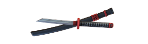 Katana - Lâmina Quebrada no Free Fire - item Mítico