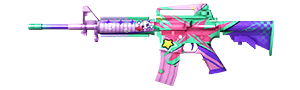 M4A1 - Exclusiva T36: Emoji no Free Fire - item Raro