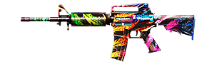 M4A1 - Carnaval no Free Fire - item Épico