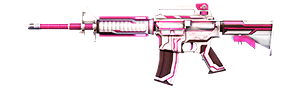 M4A1 - Rosa Laminado no Free Fire - item Épico