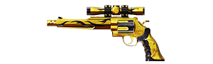 M500- Dourada no Free Fire - item Raro
