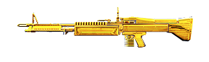 M60 - Dourada no Free Fire - item Épico
