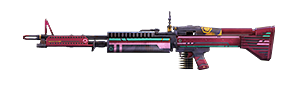 M60 - Comandante Rosa no Free Fire - item Raro