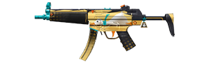 MP5 Especial T40: Pataquada no Free Fire - item Raro