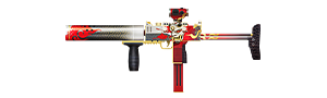 MAC10 - Medo Flamejante no Free Fire - item Épico