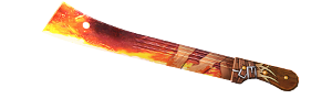 Machete - Espantalhos em Chamas no Free Fire - item Raro