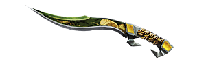 Machete - Serpente Esmeralda no Free Fire - item Mítico