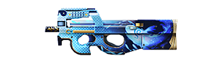 P90 - Marinheiros das Cascatas no Free Fire - item Raro