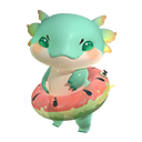 Traje de Pet: Samalandra Melancia no Free Fire - item Raro