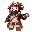 Traje de Pet: Mandacaru Pirata no Free Fire - item Mítico