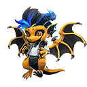 Traje de Pet: Piloto Drakinho no Free Fire - item Épico