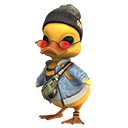 Traje de Pet: PaTopinho Quackzada no Free Fire - item Raro