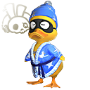 Traje de Pet: Patopinho vai mimir no Free Fire - item Mítico