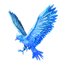 Traje de Pet: Falcão Branco no Free Fire - item Mítico