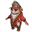 Traje de Pet: Lontreta do Atraco no Free Fire - item Épico