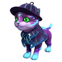 Traje de Pet: Gato Noturno no Free Fire - item Épico