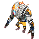 Traje de Pet: Brabuíno Albino no Free Fire - item Raro