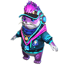 Traje de Pet: Lontreta Neon no Free Fire - item Épico