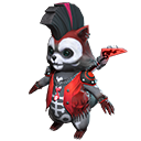 Traje de Pet: Eskeletin Punkin no Free Fire - item Raro