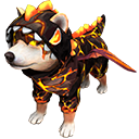 Traje de Pet: Abóbora de Lava no Free Fire - item Raro
