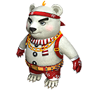 Traje de Pet: Panda Polar no Free Fire - item Épico