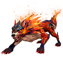 Traje de Pet: Lupino-Guará no Free Fire - item Épico