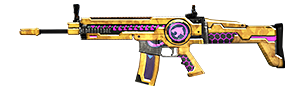 SCAR - Pantera Mortal no Free Fire - item Raro