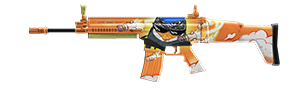 SCAR - Edição do Dom no Free Fire - item Incomum