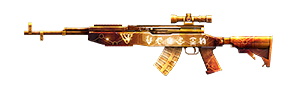 SKS - Mestre das Mentes no Free Fire - item Raro