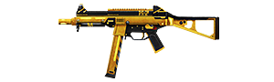 UMP- Dourada no Free Fire - item Raro