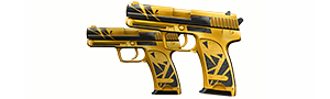 USP-2 Dourada no Free Fire - item Raro