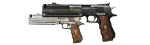 USP-2 - Ebony e Ivory no Free Fire - item Mítico