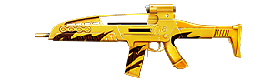 XM8- Dourada no Free Fire - item Raro