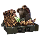 Conjunto Leopardo Selvagem no Free Fire - item Épico