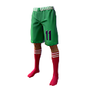 Bermuda Vermelha N.º 11 no Free Fire - item Raro