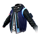 Jaqueta Frio na Espinha no Free Fire - item Épico+