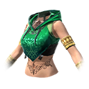 Aventureira Esmeralda no Free Fire - item Épico+