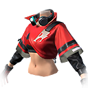 Gorrinho Vermelho (Torso) no Free Fire - item Mítico