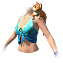 Na Moda Praiana (Torso) no Free Fire - item Épico+