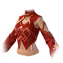 Amazona Flamejante (Torso) no Free Fire - item Épico+