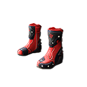 Motociclista Vermelha