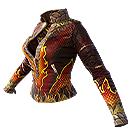 Jaqueta Faísca no Free Fire - item Raro