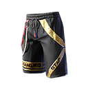 Shorts Preto e Dourado no Free Fire - item Épico