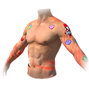 HEARTROCKER (Torso) no Free Fire - item Mítico