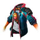 Controlador de Elementos: Fogo (Torso) no Free Fire - item Artefato