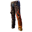 Lutador Flamejante (Pernas)