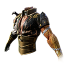 Samurai Dourado (Torso) no Free Fire - item Épico+