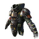 Esquadrão Bomba (Torso) no Free Fire - item Mítico