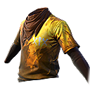 Camiseta T19 Ouro no Free Fire - item Épico
