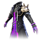 Caçador da Noite (Torso) no Free Fire - item Mítico